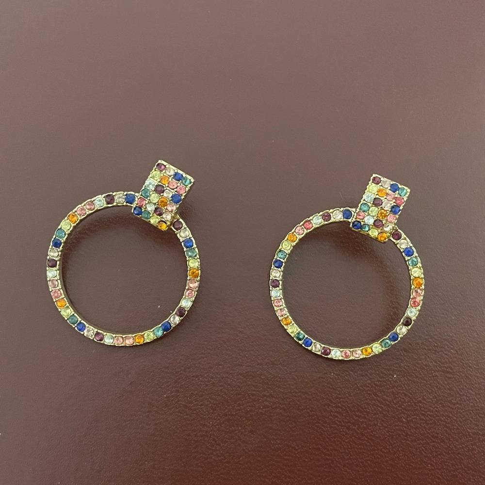 Multicolor Hoop Earrings